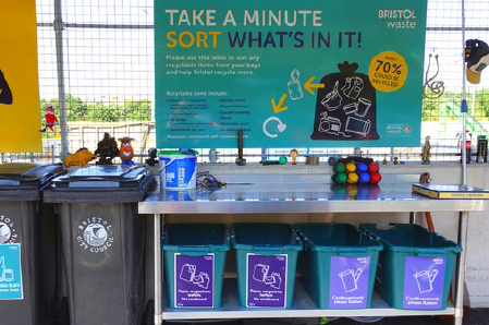 New facilities for waste sorting will soon be provided at Wiltshire Council household recycling centres